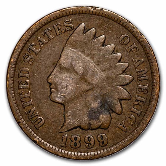 1899 Indian Head Cent Good+ 1899 Indian Head Cent Good+